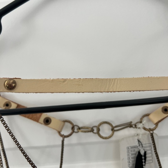 Free People Tan and Cream Chain Belt - Picture 5 of 5